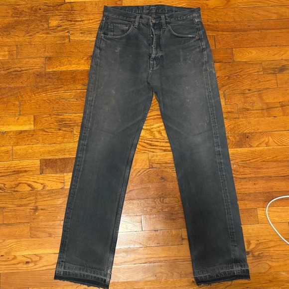 Levis 501 Vintage original button fly 30W 36L - Picture 1 of 8